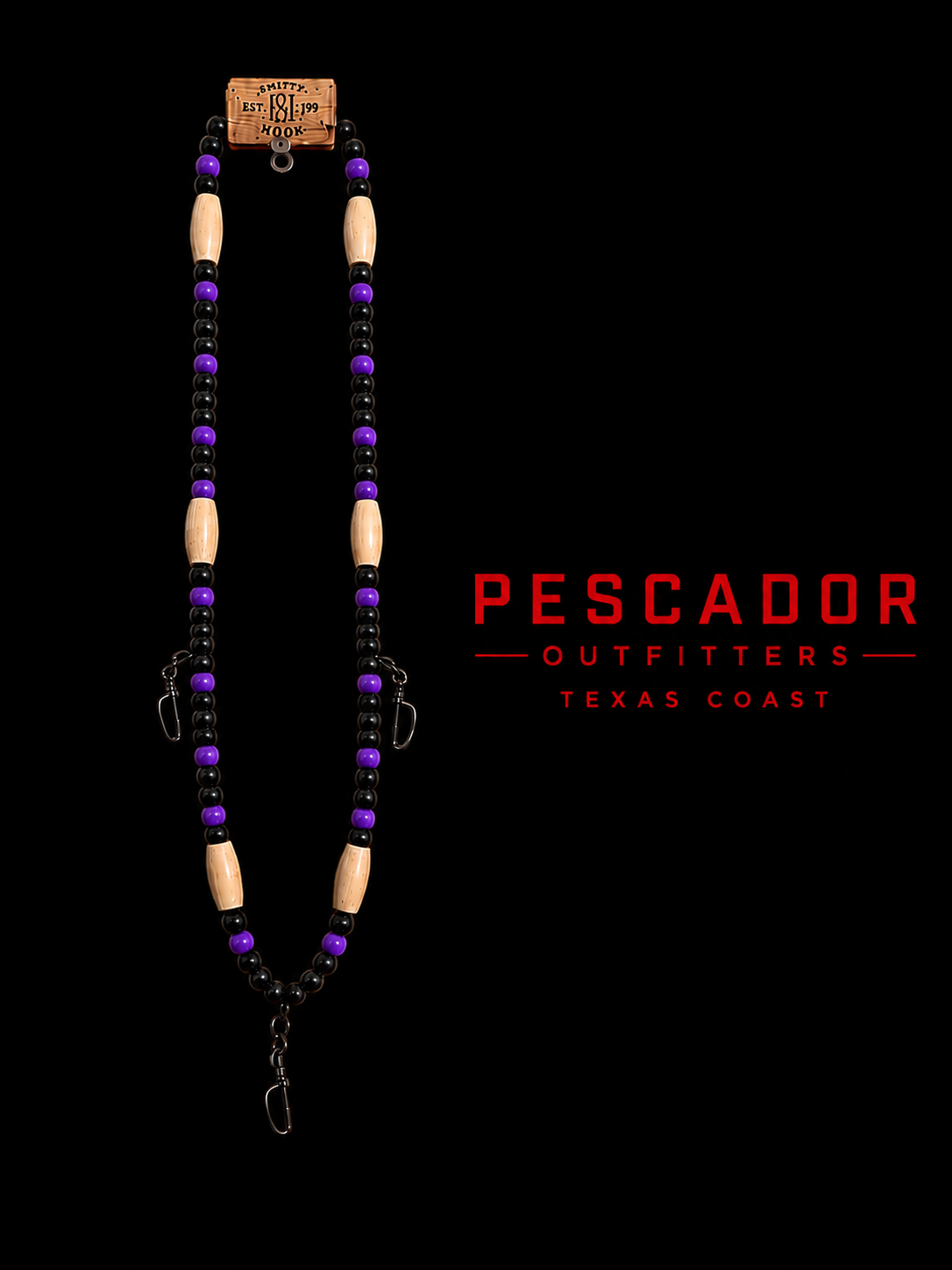 Handmade custom fishing lanyard